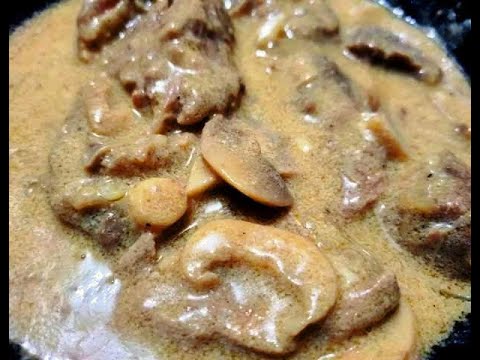 Creamy Beef with Mushroom Sauce (ORIGINAL RECIPE...