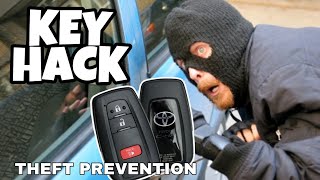 TOYOTA KEY FOB DISABLE CAR THEFT PREVENTION 1 SIMPLE STEP TO PREVENT YOUR CAR TO GET STOLEN