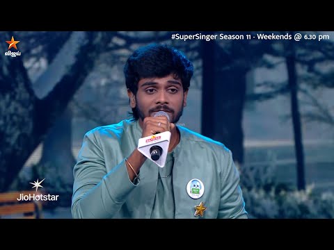 Glimpse of Melliname Song by #VigneshKabali 🫠❤️| Super Singer Season 11 | Episode Promo