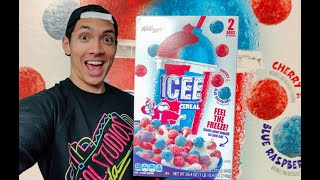 Does Kellogg's NEW ICEE Cereal Really Cool Your Mouth?! - AndrewEatsAll