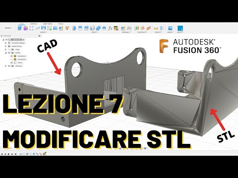 [NEW VIDEO AVAILABLE] - Fusion 360 Course - Lesson 7 - Editing STL Files
