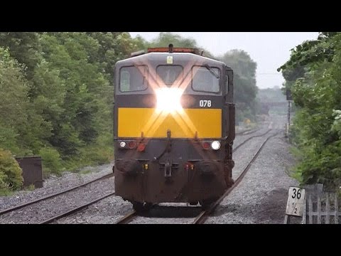 IE 071 Class Loco 078 Light Engine - Monasterevin Station, Kildare