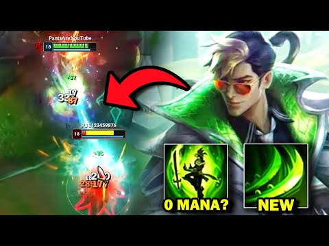 New Master Yi Rework is INSANE!! (+250 Attack Range and W costs no MANA with this glitch)