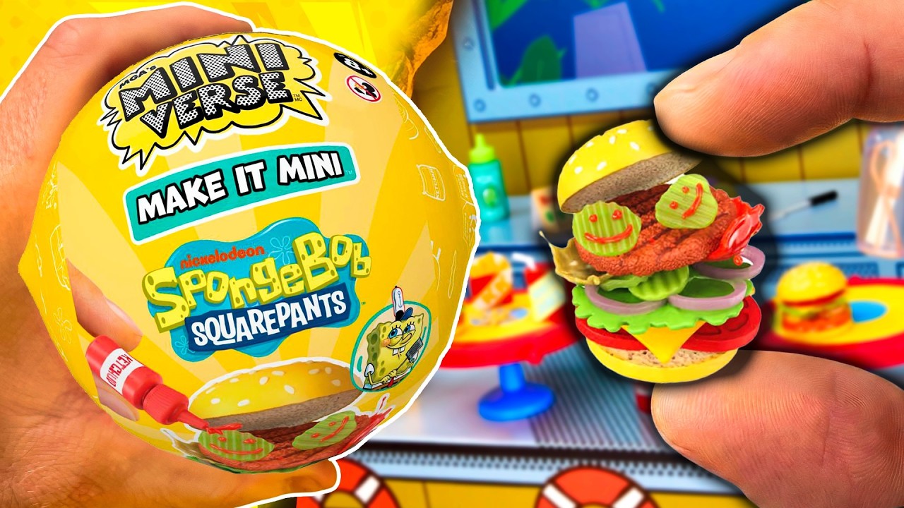 Unboxing Miniverse SpongeBob — La Receta Secreta de la Krabby Patty