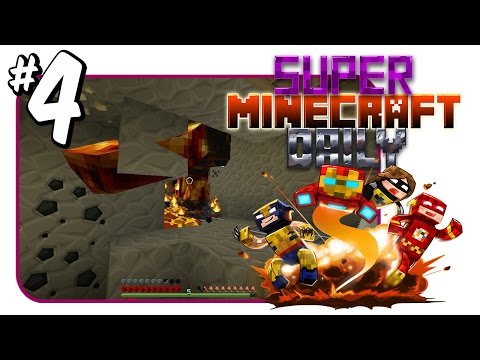 xXSlyFoxHoundXx - Blest Implants? and a Cave Demon!!! | Super Minecraft Daily | Ep.4