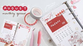 Plan with Me : August Monthly Spread - Indonesia