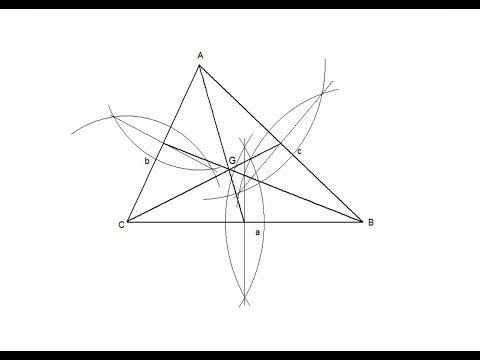 Baricentro de un triángulo