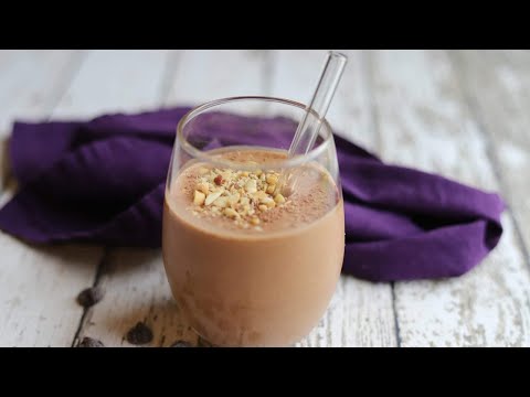 Peanut Butter Smoothie | How To Make Healthy And Tasty Peanut Butter Smoothie | IMWOW