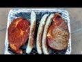 Anti BBQ Steak Wurst Ketchup Einweggrill