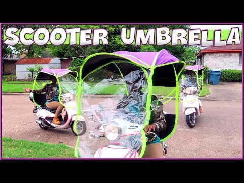 Scooter Umbrella (Sun & Rain Roof Cover)