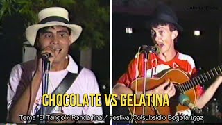 Gelatina vs Chocolate/ Trovan en ritmo de tango/ Corferias Bogotá 1992.