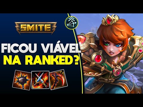 Será que ela tá VIÁVEL NA RANKED? CHARYBDIS ADC - ⚡ Smite BR Ranked Conquista