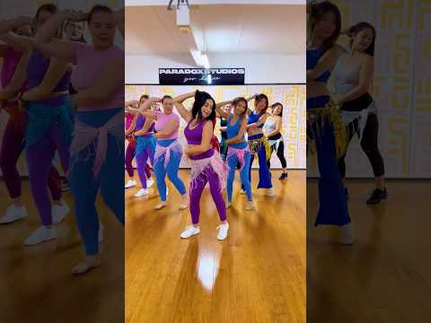 Shik shak shok for intermediate level 💃🏻💃🏻 #learnbellydance #bellydanceclass #bellydancelessons