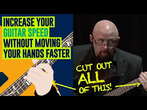 Increase Your Guitar Speed Without Moving Your Hands Faster