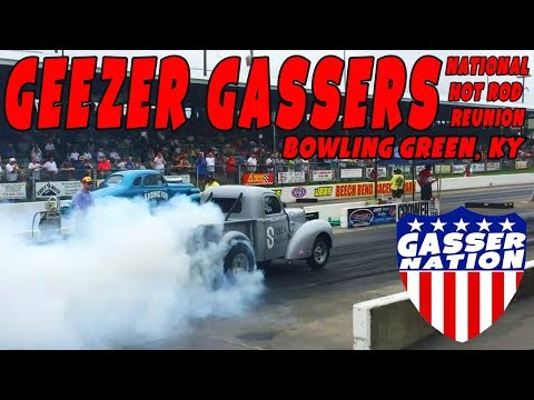 Geezer Gassers at National Hot Rod Reunion Bowling Green