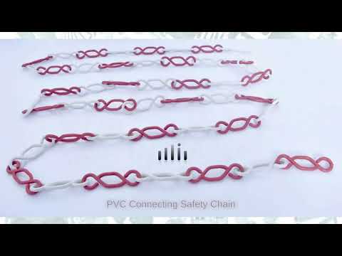 Plastic pvc connecting safety chain, for industrial