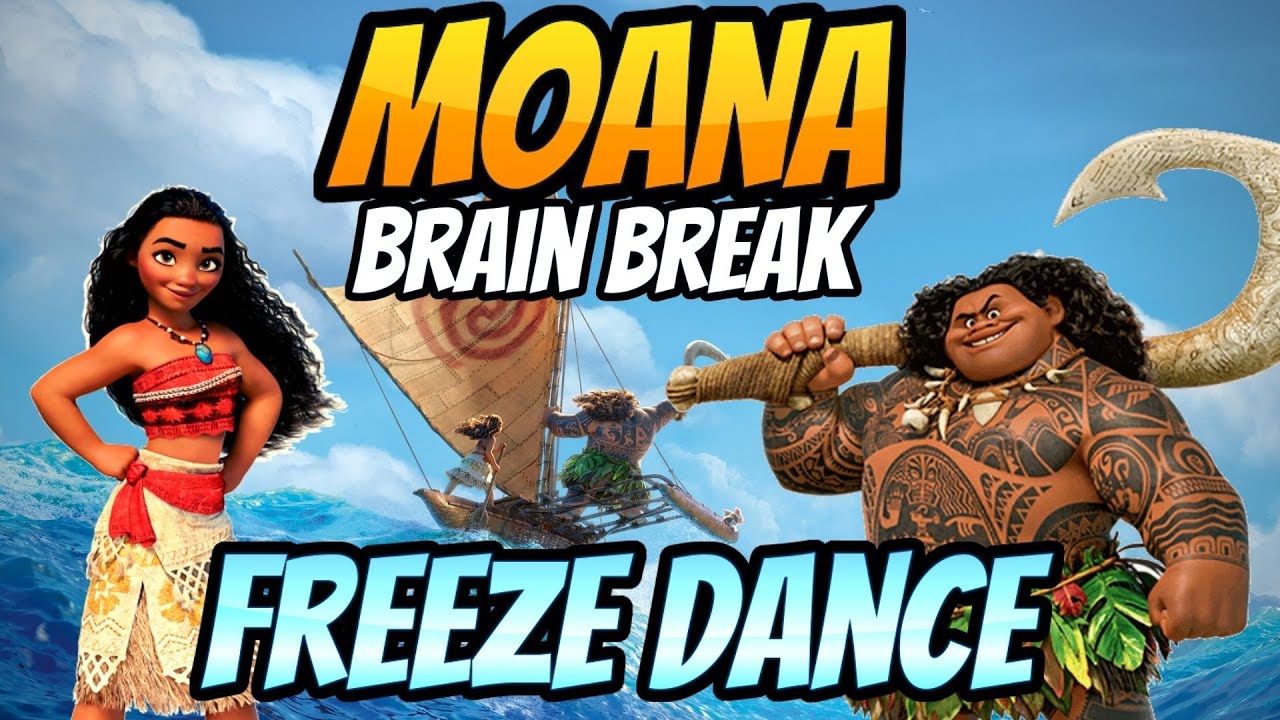 🏝️ Moana 🏝️ Freeze Dance | Brain Break | GoNoodle Inspired | Just Dance
