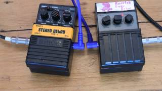Video thumbnail for Vintage Delay Shootout Arion SAD-1 vs SoaringTortoise Modified Rocktek ADR-01 by soaringtortoise