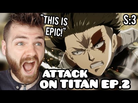 LEVI'S EPIC FIGHT!!! | ATTACK ON TITAN EPISODE 2 | SEASON 3 | New Anime Fan! | REACTION