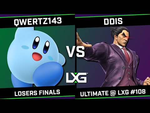 qwertz143 (Kirby) vs DDIS (Kazuya) - Smash Ultimate @ LXG 108 - Losers Finals