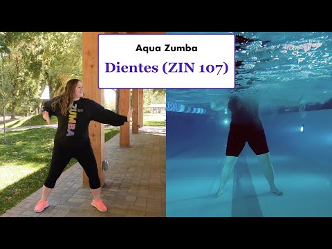 Aqua Zumba "Dientes" (ZIN 107) -- Split Screen --