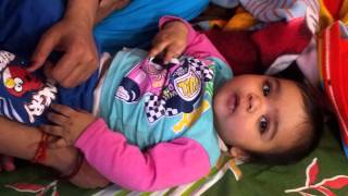 preview picture of video '6 months old our vaibhavi arya dixit  speaking  papa first time'