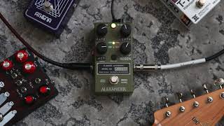Video thumbnail for Alexander Pedals F-13 Neo Flanger in 60 Seconds by Pedalboard of the Day