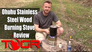 Inexpensive and Very Functional - Ohuhu Stainless Steel Wood Burning Stove - Review