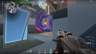 【VALORANT】設置されてからの1v5クラッチ！