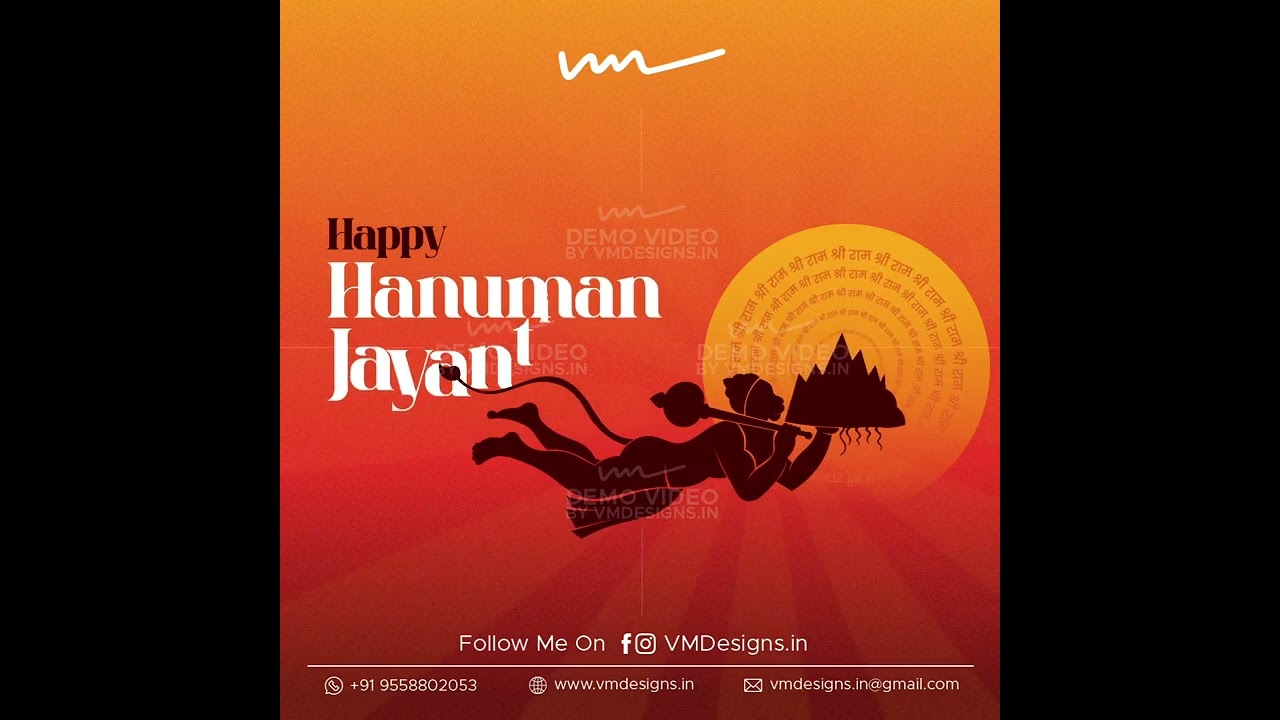 Hanuman Jayanti Video Pack V4 Demo