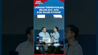 Pesan Cak Imin Jangan Lengah dan Terprovokasi, Belum Apa apa Sudah Sujud Syukur