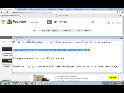 drop down menu images error