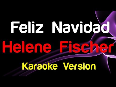 🎤 Helene Fischer - Feliz Navidad (Karaoke Version)