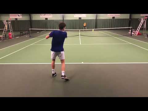 College Tennis Recruiting Video - Fall 2022 - Michael Schut - Slamstox