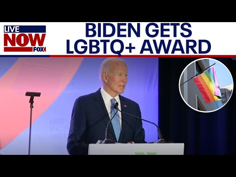Video | Biden receives LGBTQ+ impact award
