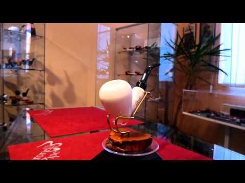 Pipa schiuma di mare bent fatta a mano - www.paronellipipe.it