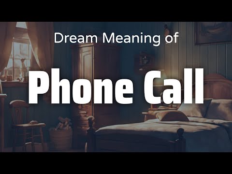 Phone Call Dream Meaning & Symbolism | Interpretation Psychology