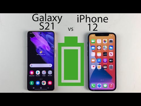 iPhone 12 vs Galaxy S21 Battery Life DRAIN Test