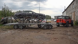 Испытываем прицеп для Bentley Ultratank
