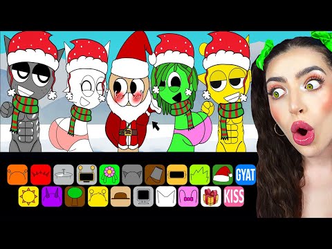 INCREDIBOX SPRUNKI Sinner Edition MERRY CHRISTMAS!! (SECRET REACTIONS - SUS)