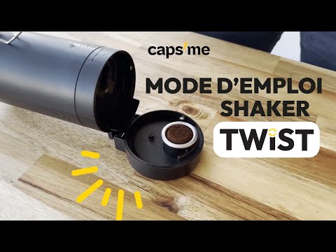 Caps'Me - Mode d'emploi du shaker TWIST - compatible Nespresso&reg; Original*