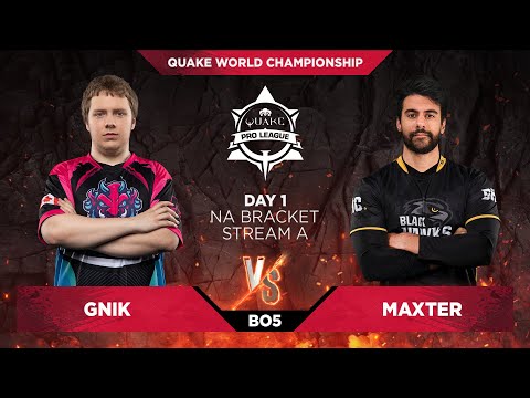 gnik vs maxter - Quake World Championship 2020 - Day 1