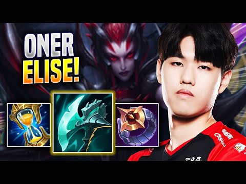 ONER CRAZY GAME WITH ELISE! - T1 Oner Plays Elise JUNGLE vs Graves! | Season 2023