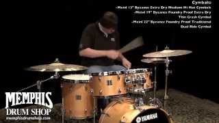 Video thumbnail for Yamaha Maple Custom Absolute Drum Set 20/10/12/14 - Vintage Natural by Memphis Drum Shop