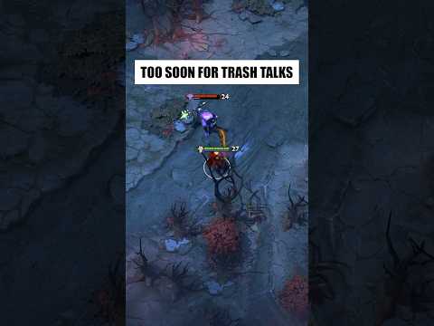 Did Faceless Void Trash Talk Too Early? 😂 #Dota2