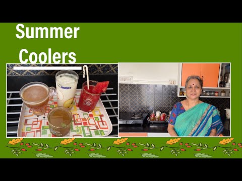 4   Best Summer  Coolers !  Beat the heat with Refreshing !  Tasty!! Thirst quenchers!