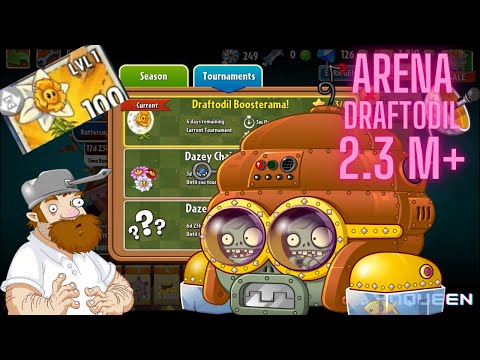 🌱PVZ2🌱#DraftodilTournament : Week3|2.3 M+ with basic plants & basic levels  #ButtercupBrawl