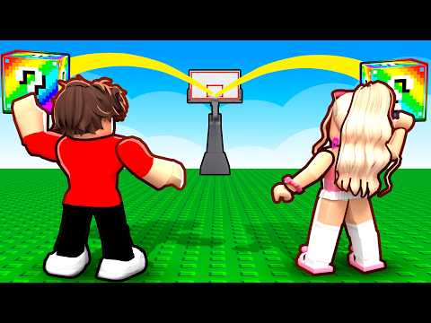 ROBLOX SHOOT A LUCKY BLOCK...