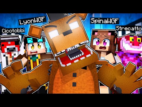 GIOCO a FNAF su MINECRAFT contro I MIEI AMICI!!