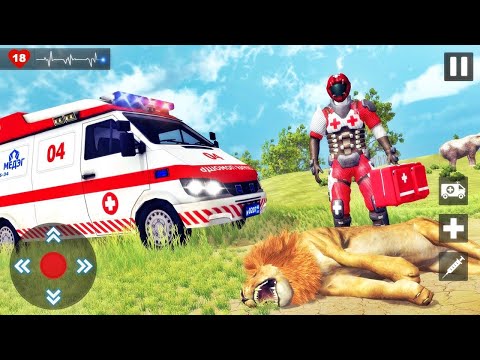 Doctor Robot 3D Animal Rescue Simulator - Emegency Ambulance Van Driver - Android Gameplay